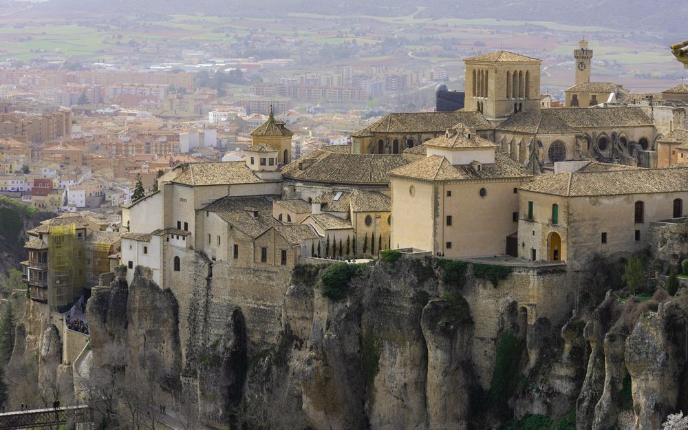 Vista de Cuenca y sus casas colgadas